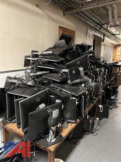 Computer Monitors and Chromebook Carts